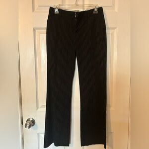 Black Pinstripe Pants size 4